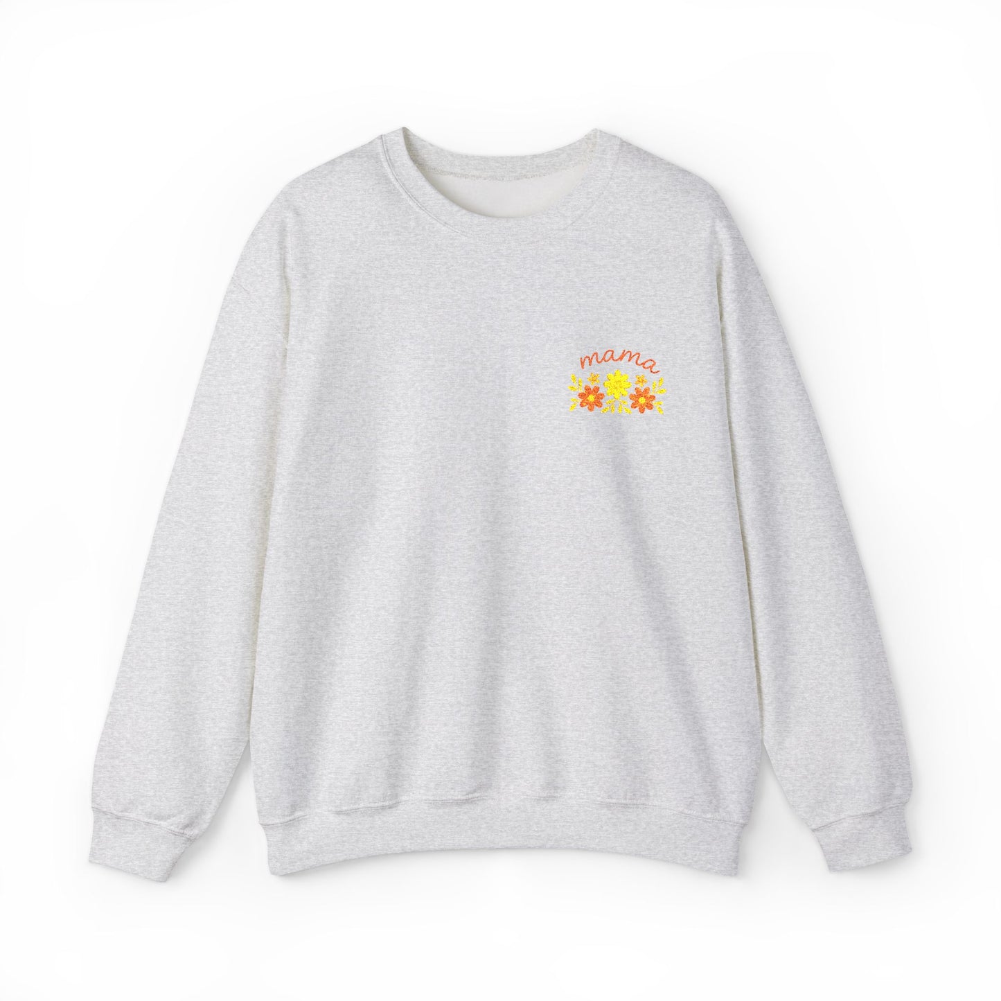 Floral Cozy Crewneck Sweatshirt - Mama Design