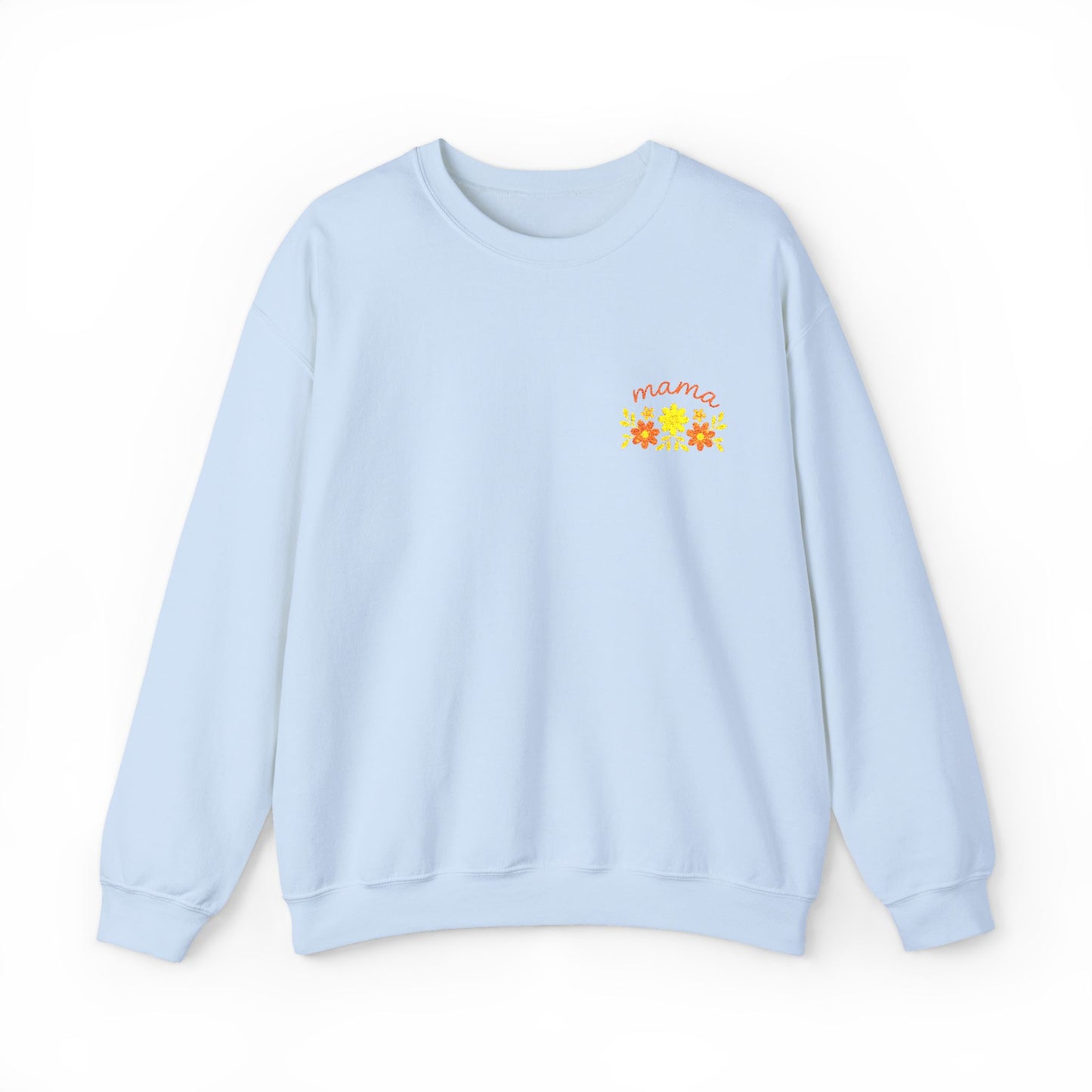 Floral Cozy Crewneck Sweatshirt - Mama Design