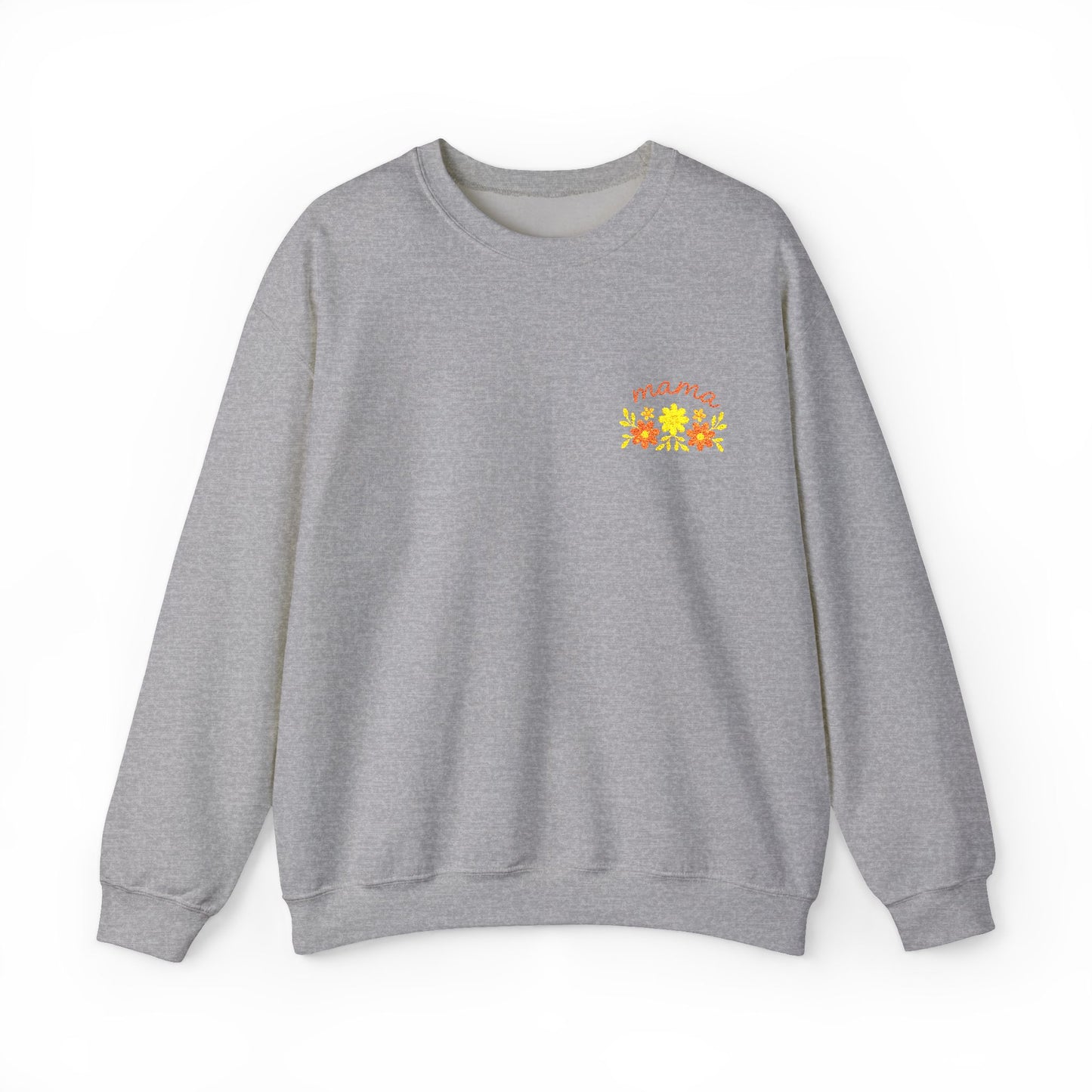 Floral Cozy Crewneck Sweatshirt - Mama Design