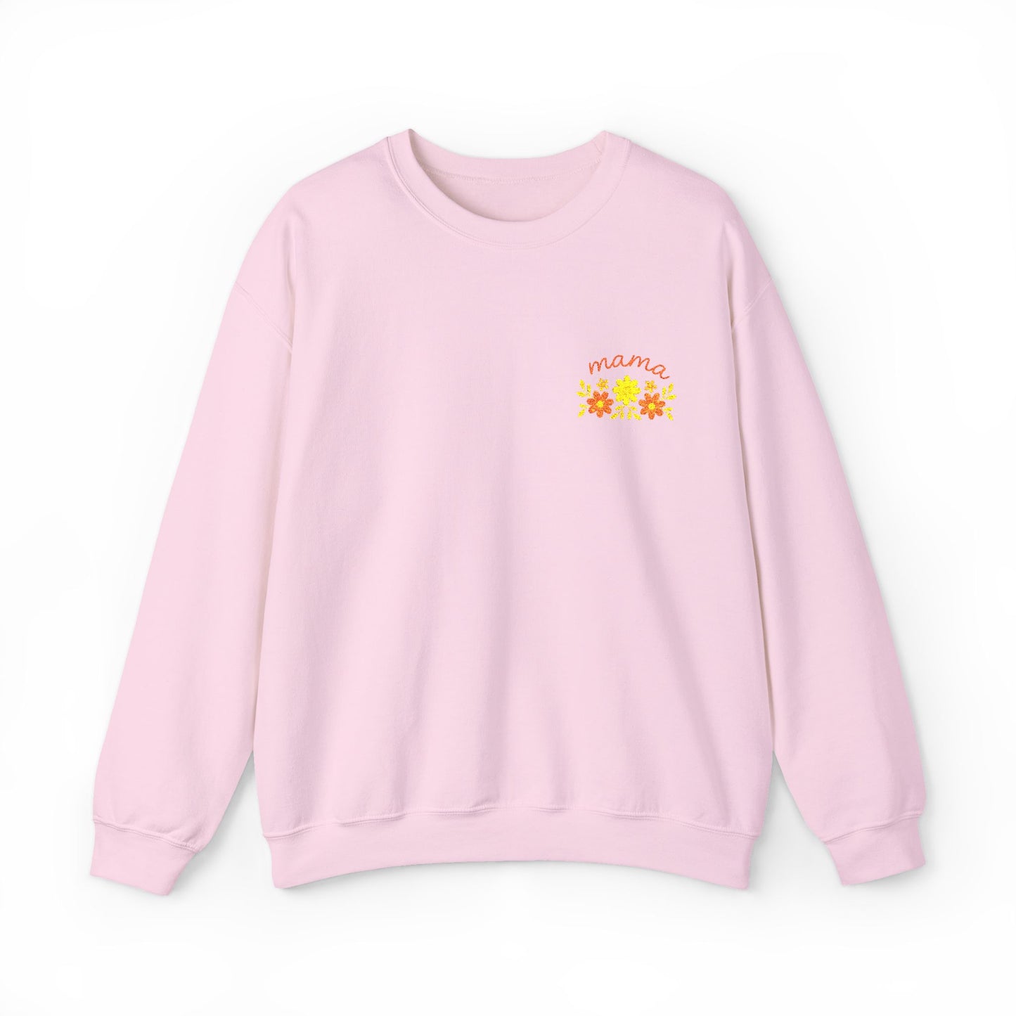 Floral Cozy Crewneck Sweatshirt - Mama Design