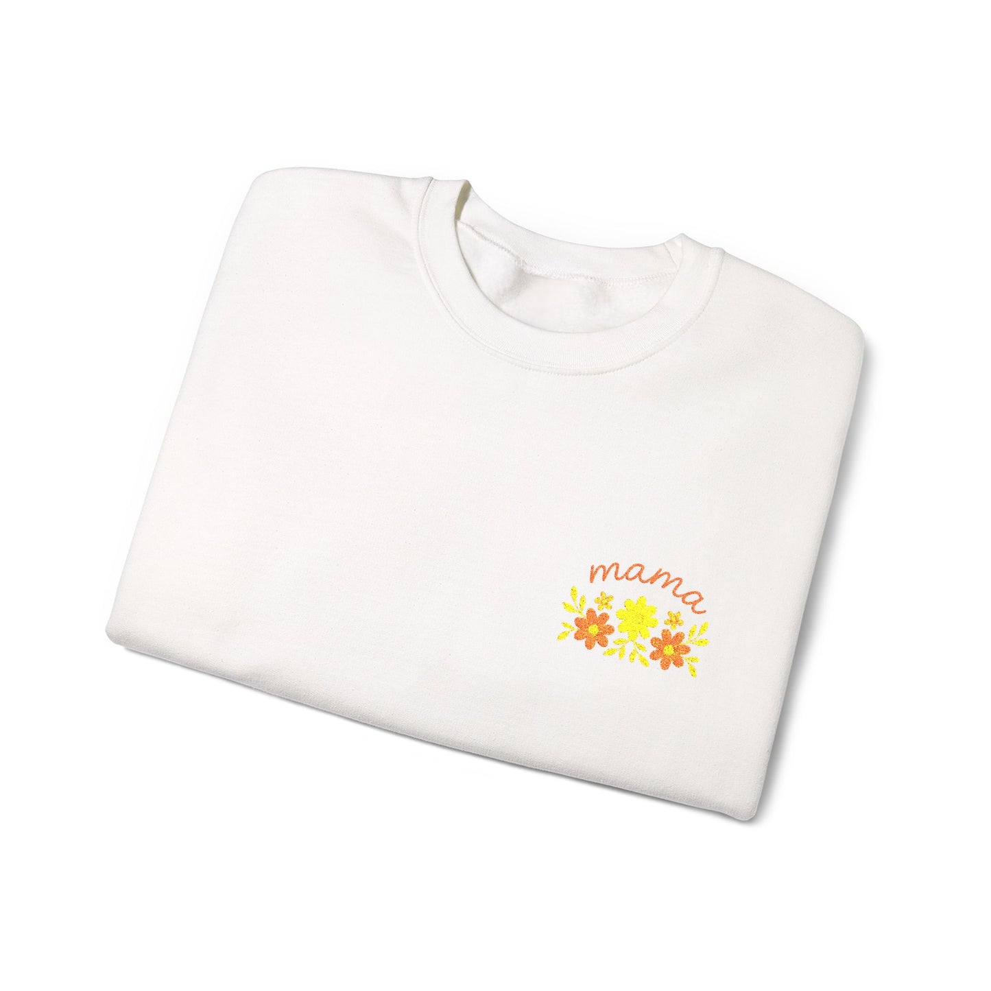 Floral Cozy Crewneck Sweatshirt - Mama Design